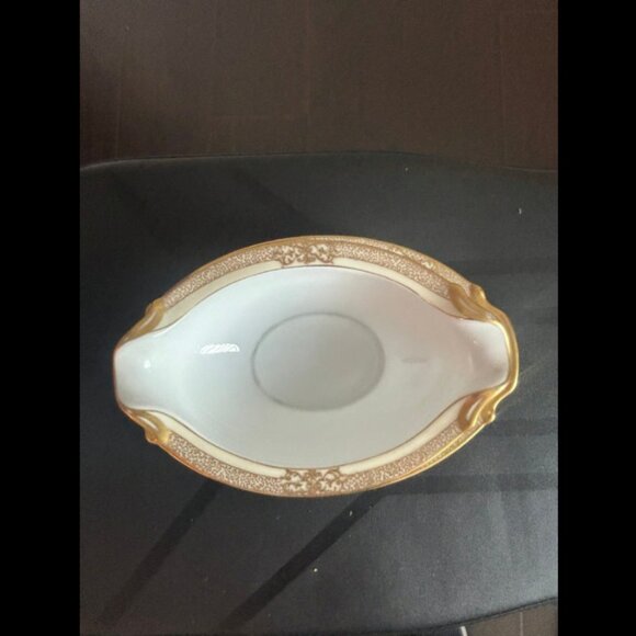 Rare Vintage NORITAKE JAPAN GRAVY BOAT W/ATTECHED UNDERPLATE - Picture 2 of 6